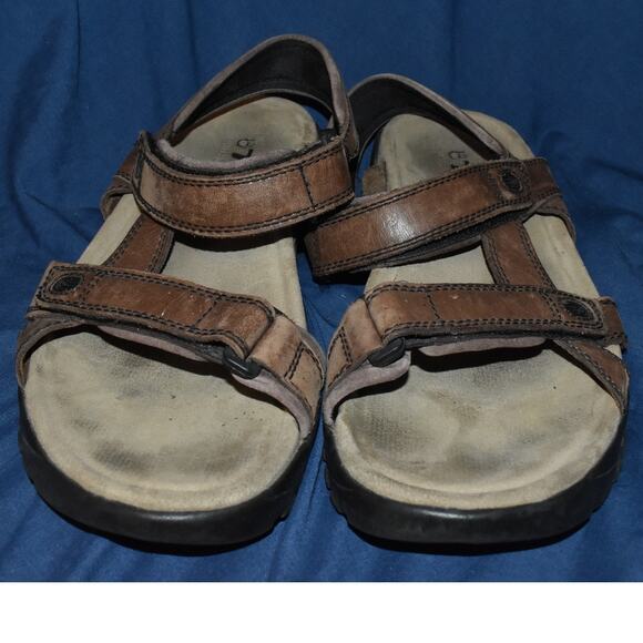 Teva Sandals Men's 13 Hiking Outdoor Strap Open Toe Tan #6591 - Picture 3 of 7